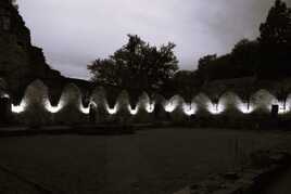 Ruine d'Orval la nuit