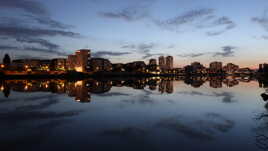 Heure bleue sur la Seine