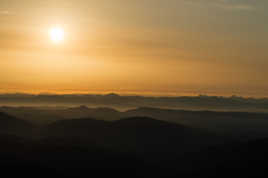 Succession de montagnes