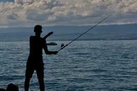 PECHEUR LAC LEMAN