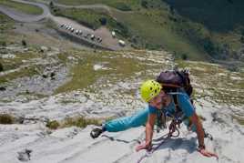 Escalade dans les Aravis