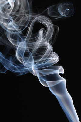 Tourbillon de fumée