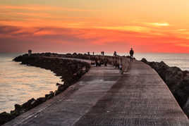 Promenade sur la Digue.