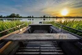 Soleil sur le lac de Gondrexange