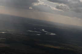 Vue d'un planeur de la Loire