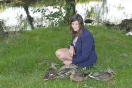 Amelie et les canards