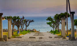 le bord de l'Afrique