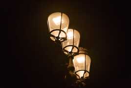 Les lampadaires de l'Opéra !
