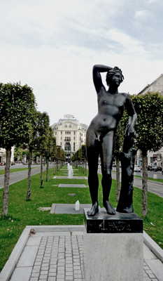 statue dans les rue de BUDAPEST