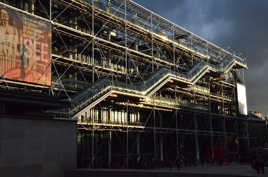 Centre Beaubourg un après midi orageux