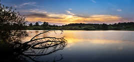 Couché de soleil sur la Brenne