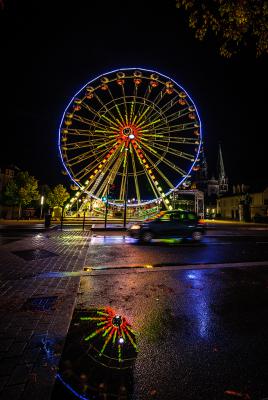 le manege et son reflet