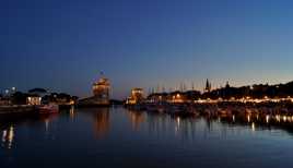 La Rochelle by night