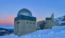 lever du jour sur l observatoire Astronomique Francois-Xavier