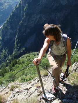 S'agripper, pour mieux regarder