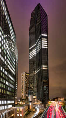 Début de soirée à la Défense...