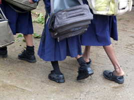 Sur le chemin de l'école