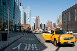 Taxi jaune new-yorkais