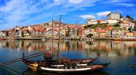 Vue de Porto depuis Vila Nova de Gaia