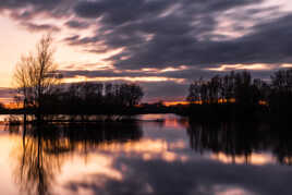 Le Marais au crépuscule