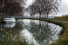 Canal du midi l'hiver