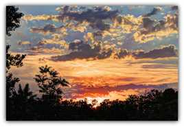 Coucher de soleil...