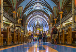 Vue d'un église canadienne