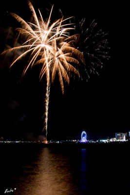 Feu d'artifice de St Raphaël (83)