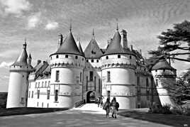 Le Château en noir et blanc
