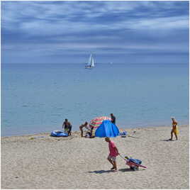 Scène de plage