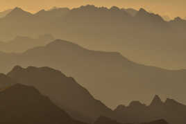 Coucher de soleil sur les Pyrénées