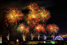 Feux d'artifice a Nice