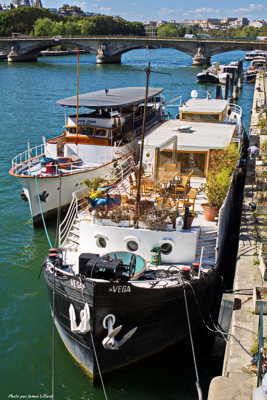 Les péniches de la Seine