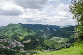 virage dans la vallée