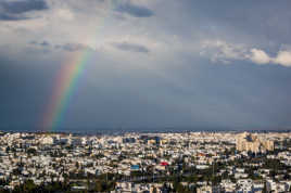 Arc en ciel sur Tunis