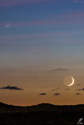 Jupiter et la Lune