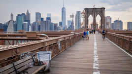 Skyline depuis le Brooklyn bridge