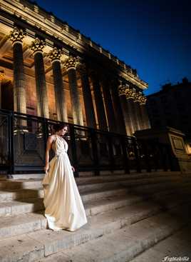 la descente des marches