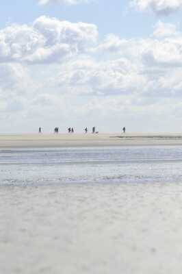 promenade sur la baie du mont st michel