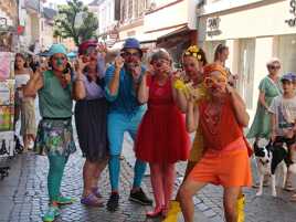 Déambulation clownesque