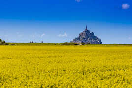 Le Mont Saint-Michel soutient l'Ukraine !