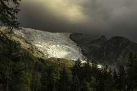 Soleil sur le glacier