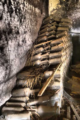 Pyramide de bouteilles