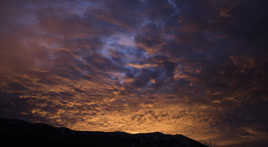 Le Mont Ventoux au couché de soleil