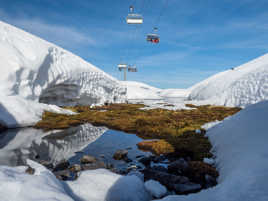 Sous le télésiège