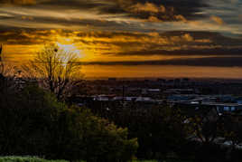 Levé de soleil sur Caen