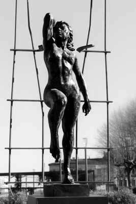 Statue à Carcassonne