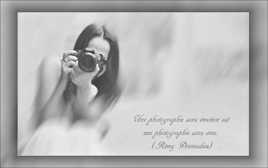 Photographe photographiée