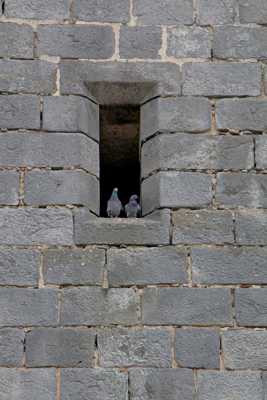 Surveillance de la circulation du haut de l'église