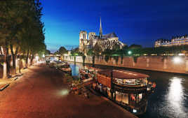 Notre Dame à l'heure bleue